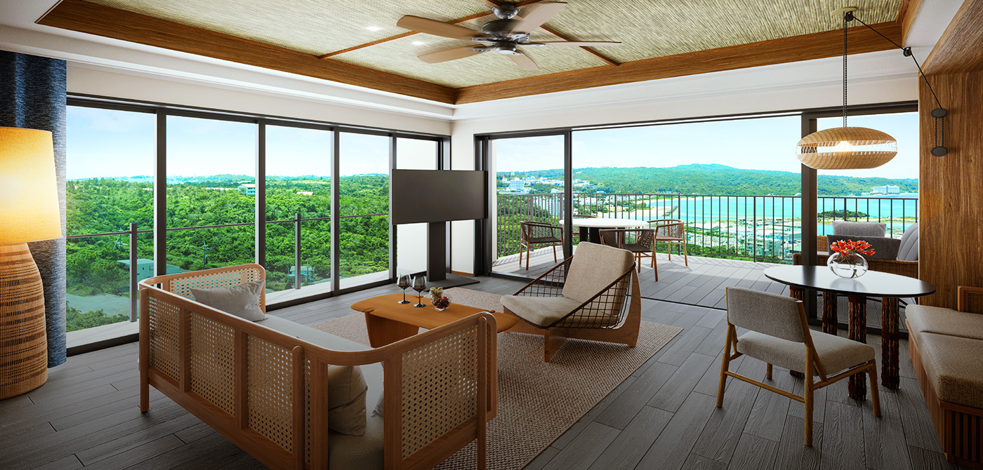 Bタイプ客室完成予想CG